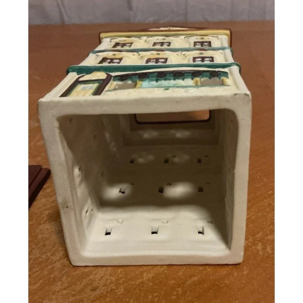 Party Lite Cafe Prague Tea Light House P8274 Candle Holder In‎ Box